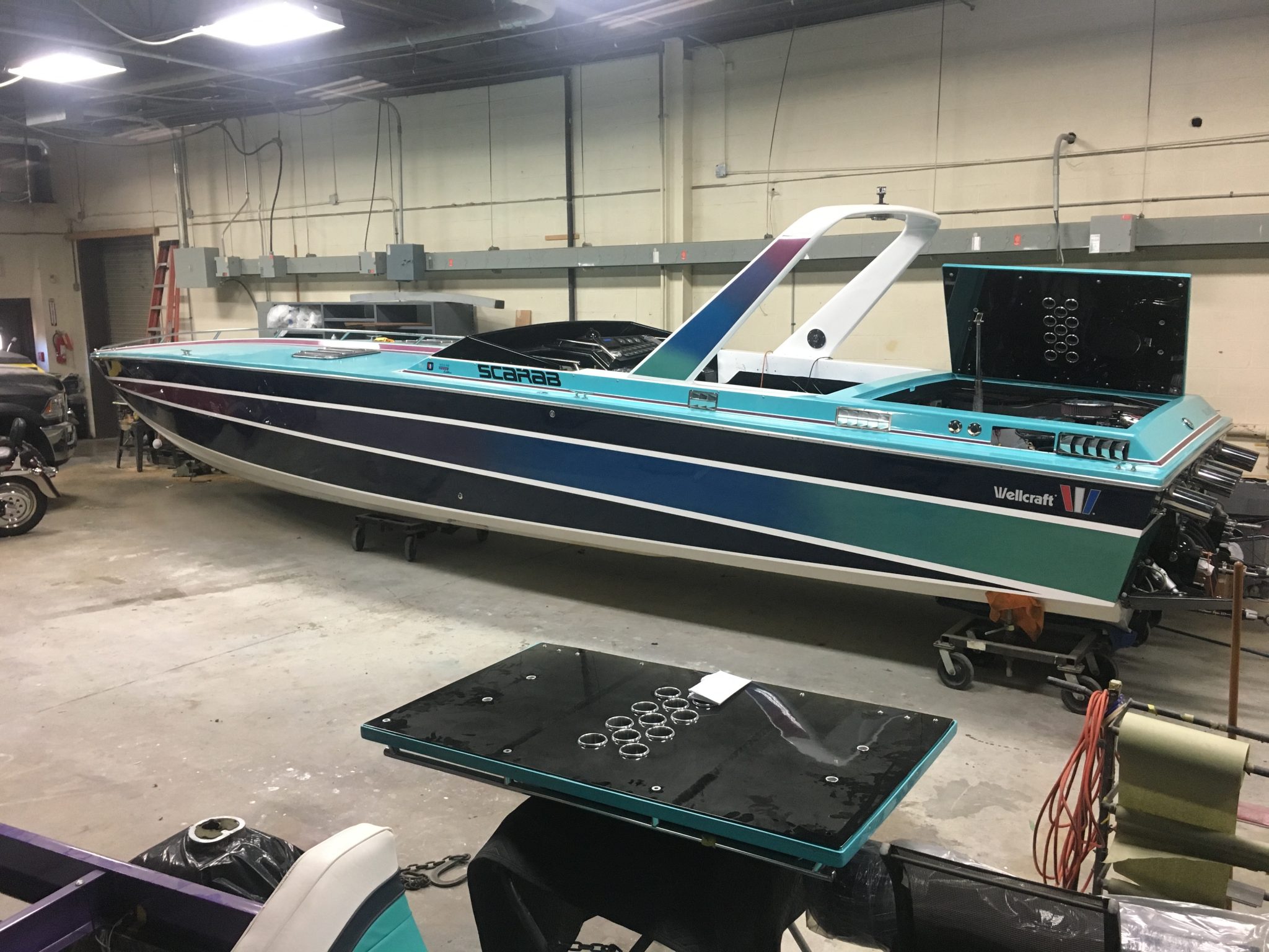 1986 Miami Vice Edition Scarab Completely Restored and Updated Powerboat Na...